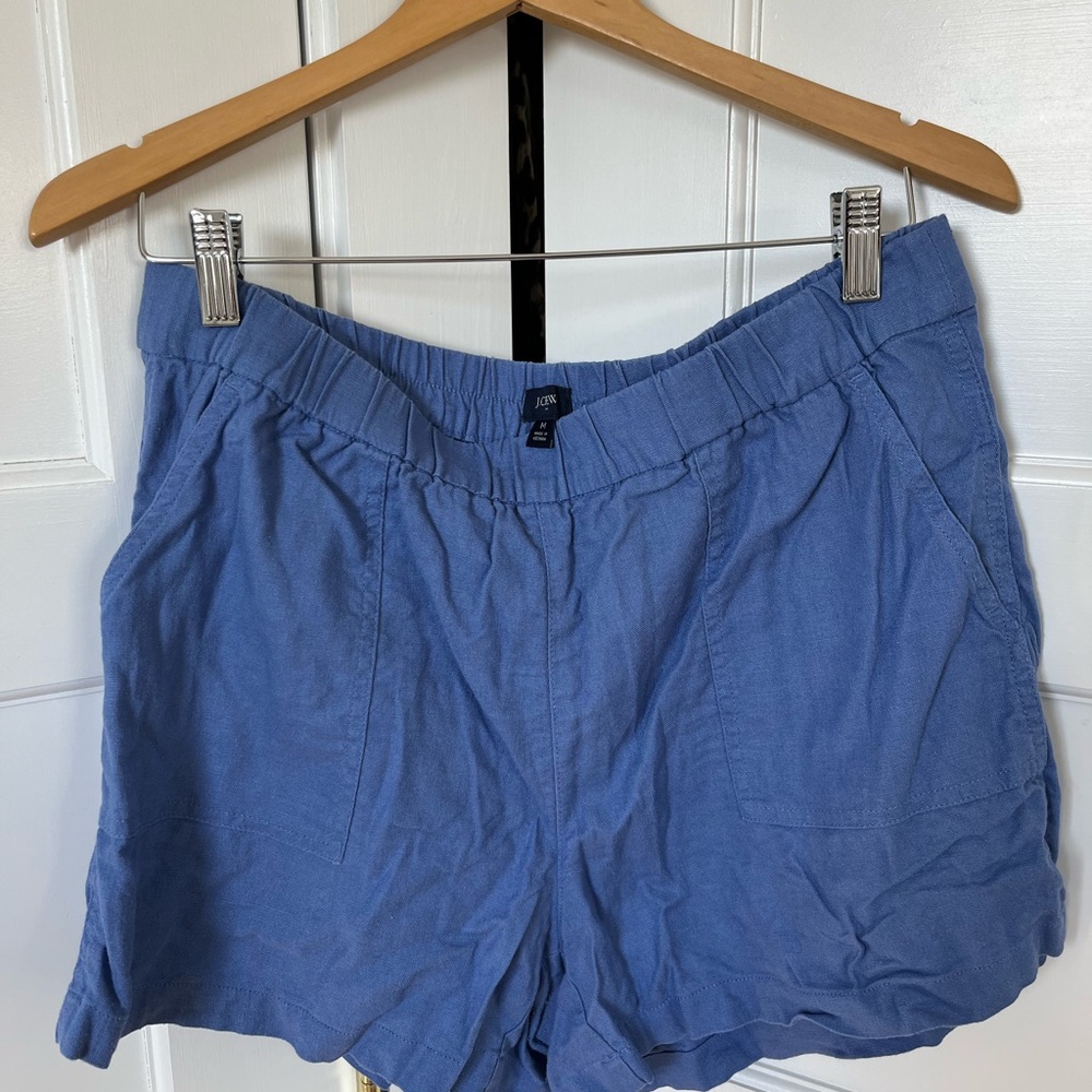 J. Crew High Waist Blue Women's Shorts